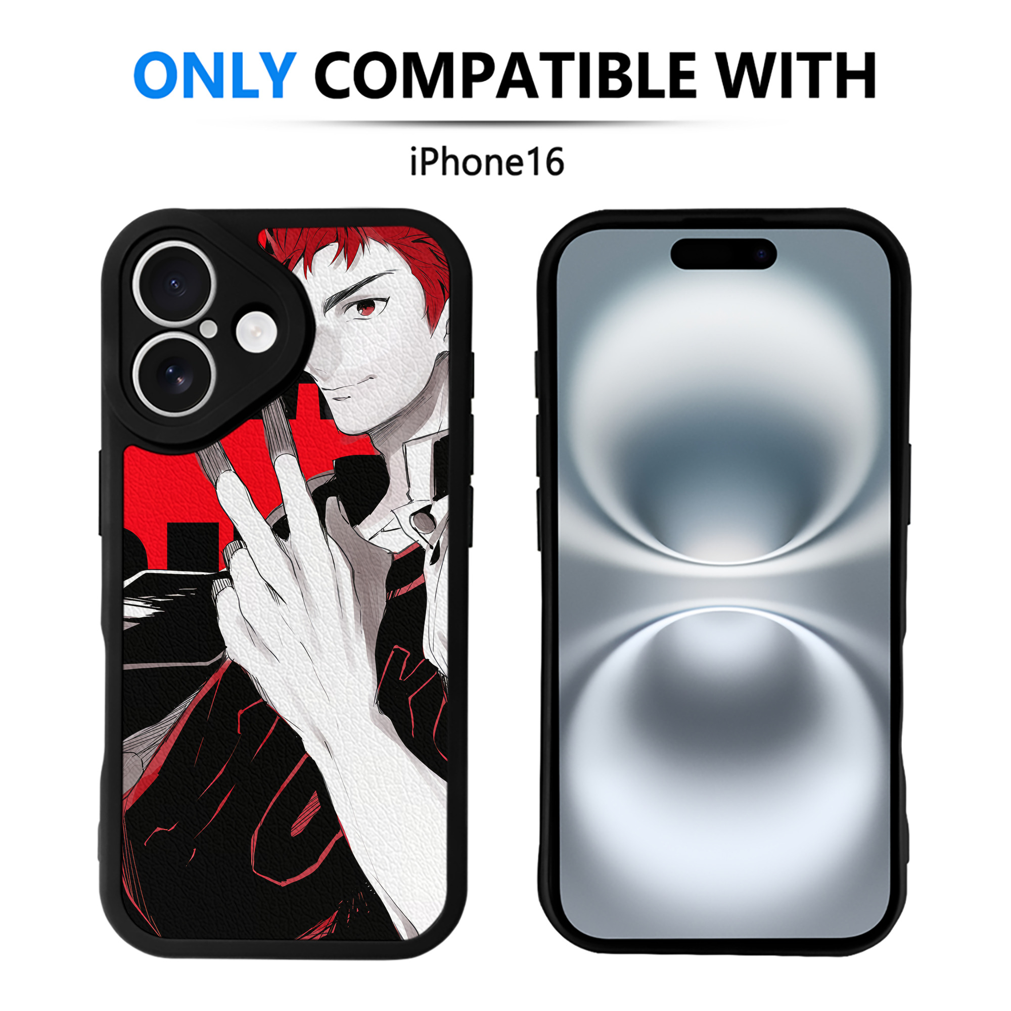 （画像用） SLAM DUNK／スラムダンク 【iPhone 16シリーズ対応】シリコンスマホケース（レザー調） 材質：シリコン